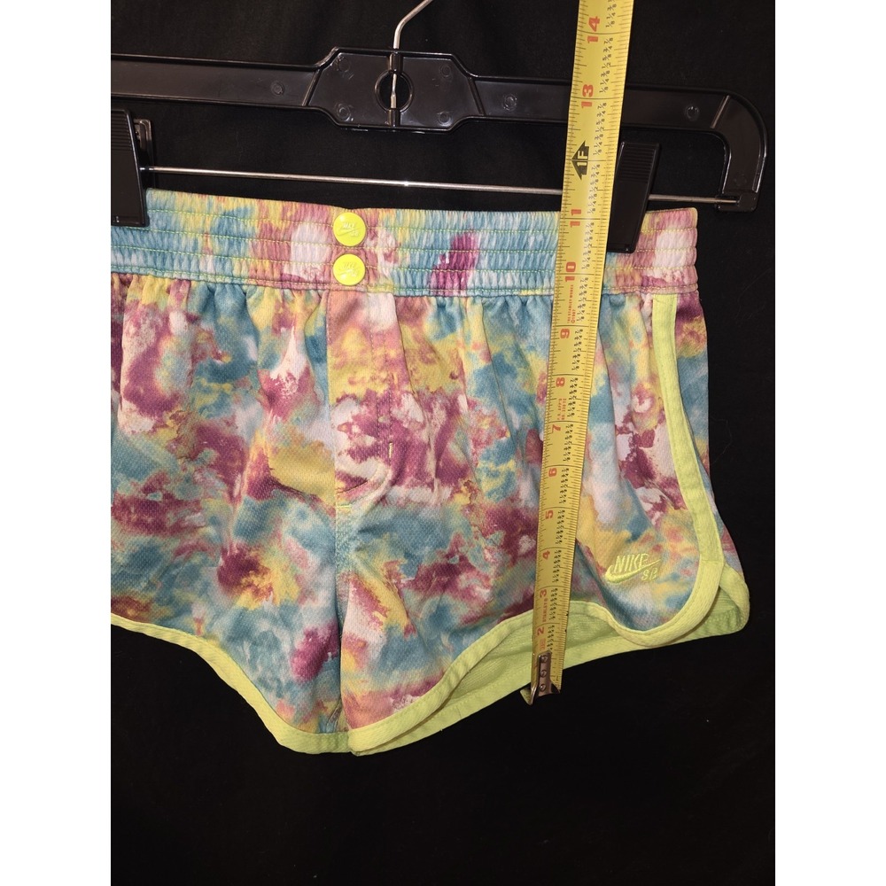 Nike Dri Fit SB Girls XL Pink Floral Shorts‎ Drawstring Lined Cute - Picture 5 of 7